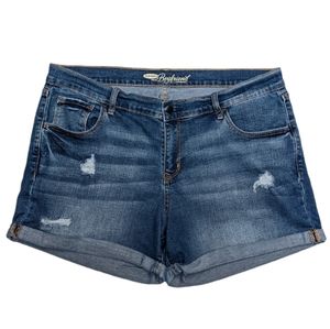 Old Navy Boyfriend Distressed Denim Shorts (16)